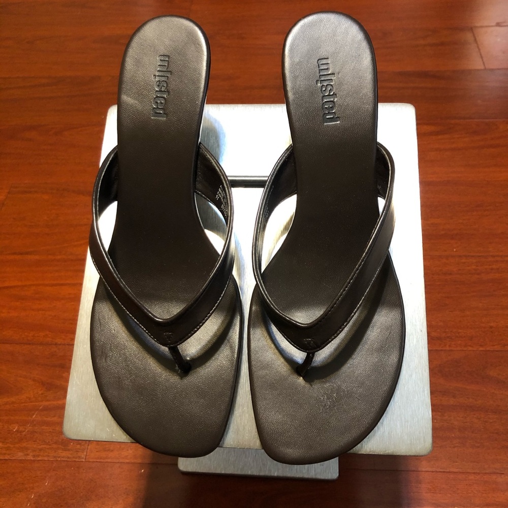 Brown Unlisted wedge sandals